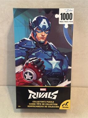 Marvel Rivals Captain America 1000 Pieces Puzzle New Sealed Bag Collectors